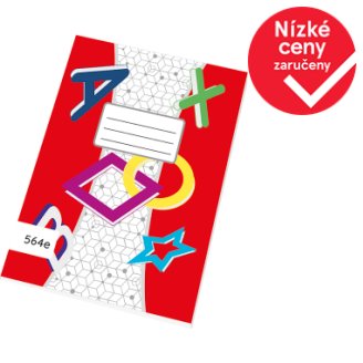 Papírny Brno 564e školní sešit A5 linkovaný 60 listů