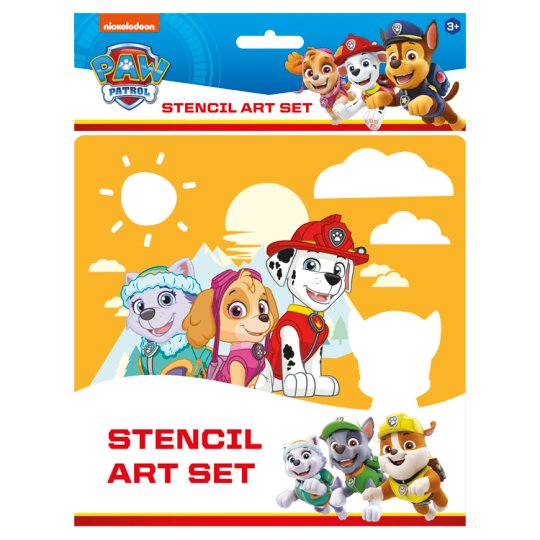 Nickelodeon Paw Patrol zábavné šablony Tesco Potraviny