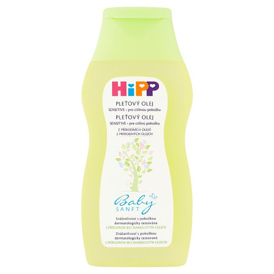 HiPP Babysanft Sensitive pleťový olej pro citlivou pokožku 200ml