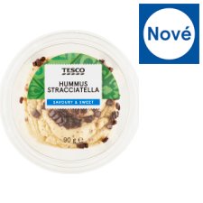 Tesco Hummus Stracciatella 90g