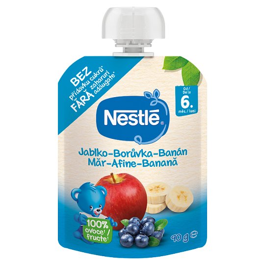 Nestlé Min Frukt Ovocná kapsička jablko - borůvka - banán 90g