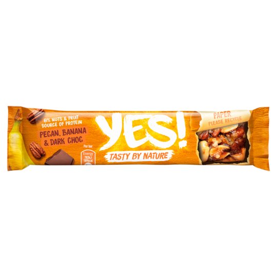 YES! Bar with Nuts, Banana and Dark Chocolate 35g
