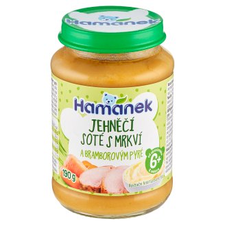 Hamánek Jehněčí soté s mrkví a bramborovou kaší 190g
