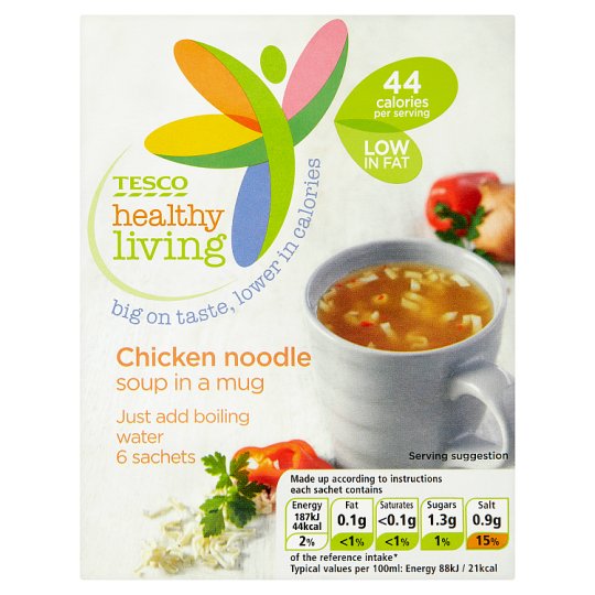 Tesco Healthy Living Chicken Noodle Soup 78g Tesco Groceries