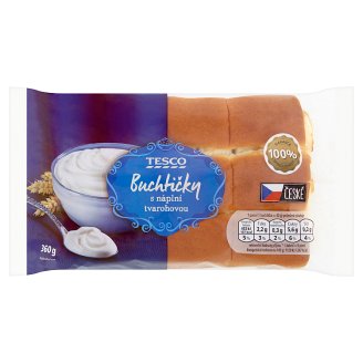 Tesco Buchtičky s náplní tvarohovou 360g