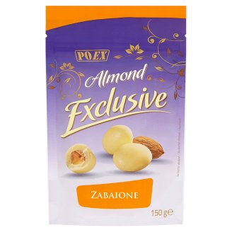 Poex Almond Exclusive Zabaione mandle v bílé čokoládě 150g