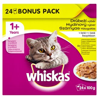 Whiskas Drůbeží výběr v želé 24 x 100g