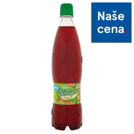 Tesco Sirup jahoda 700ml