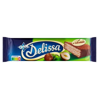 ORION Delissa oplatka s lískooříškovou náplní máčená v mléčné čokoládě 33g
