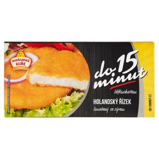 Vodňanské Kuře Do 15 minut Holandský řízek smažený se sýrem 4 ks 400g