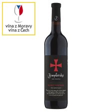 Templářské Sklepy Čejkovice Modrý Portugal víno červené suché 0,75l