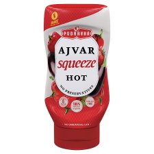 Podravka Ajvar Squeeze Hot 310g