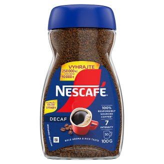 NESCAFÉ CLASSIC bez kofeinu, rozpustná káva, 100g