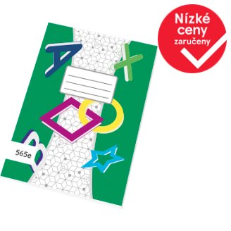 Papírny Brno 565e školní sešit A5 čtverečkovaný 60 listů