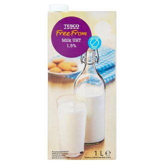 Tesco Free From Trvanlivé bezlaktózové polotučné mléko 1l