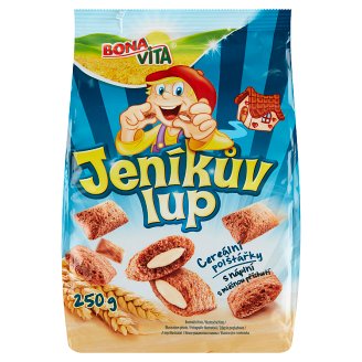Bona Vita Jeníkův lup Cereální polštářky s náplní s mléčnou příchutí 250g