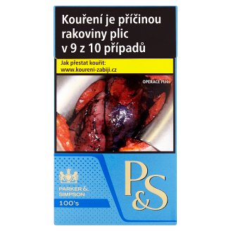 Parker & Simpson 100´s Blue cigarety s filtrem 20 ks