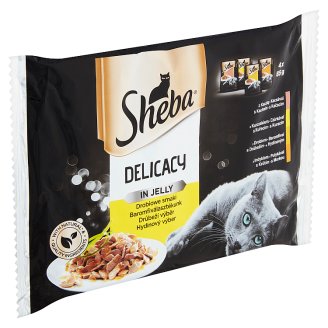 Sheba Drůbeží výběr kompletní krmivo pro dospělé kočky 4 x 85g