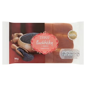 Tesco Buchtičky s náplní makovou 360g