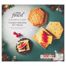 Tesco Finest Cracker Selection for Cheese 300g