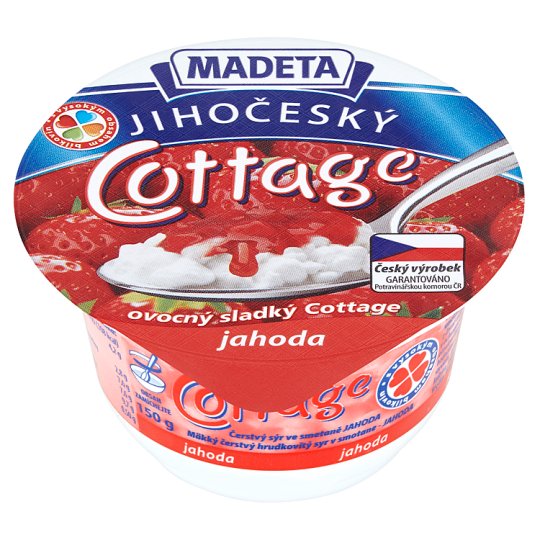 Madeta Jihočeský Cottage jahoda 150g
