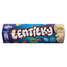 ORION LENTILKY Milk Chocolate Dragees 28g