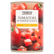Tesco Sliced Tomatoes in Tomato Sauce 400g