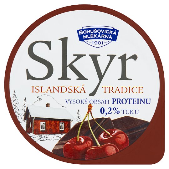 Bohušovická mlékárna Skyr višeň-čokoláda 140g