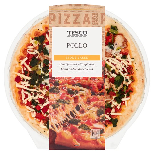 Tesco Pizza Pollo 414g