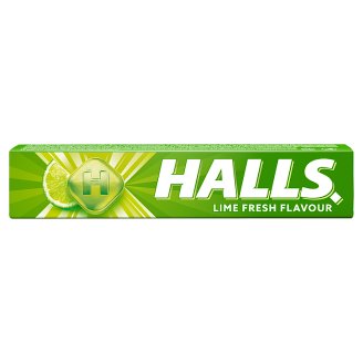 Halls Dropsy s vitaminem C a limetkovou příchutí 33,5g