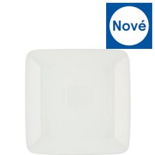 F&F Home Pearce Square White Dinner Plate