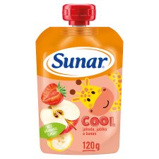 Sunar Cool Fruit Strawberry, Banana, Apple 120g