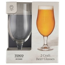 Tesco Home Craft Beer Glasses 2 pcs