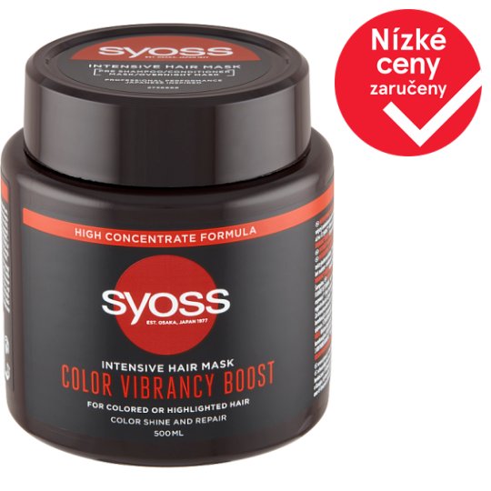 Syoss Intensive Hair Mask Color Vibrancy Boost 500ml Tesco Groceries