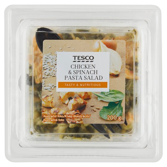 Tesco Chicken & Spinach Pasta Salad 200g - Tesco Groceries