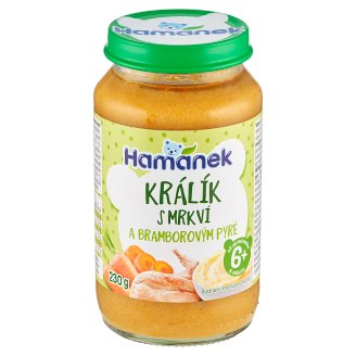 Hamánek Králík s bramborem v mrkvové omáčce 230g