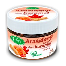 Arašídový krém slaný karamel s javorovým sirupem 250g