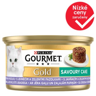 GOURMET Gold Savoury Cake s jehněčím a zelenými fazolkami 85g