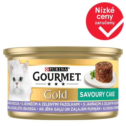 GOURMET Gold Savoury Cake s jehněčím a zelenými fazolkami 85g