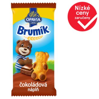 Opavia Brumík Jemné pečivo s čokoládovou náplní 30g