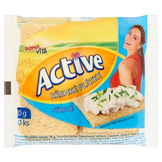 Bona Vita Active Křehké plátky sýrové 10 ks 70g