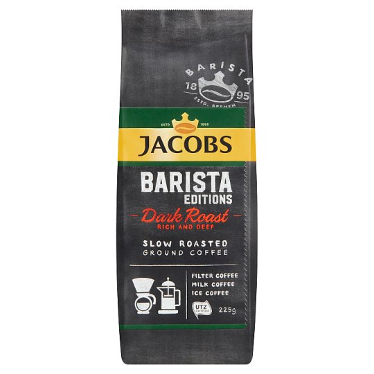 JACOBS BARISTA Ground Coffee DARK ROAST 225g Tesco Groceries