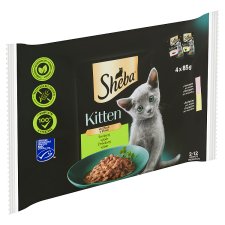 Sheba Kitten Mixed Selection in Juice 4 x 85g (340g)