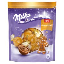 Milka Rounds, Milk Chocolate and Pieces of Gingerbread 90g