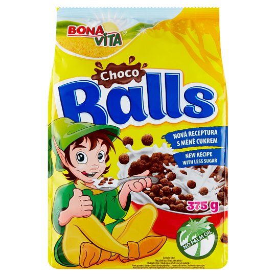 Bona Vita Choco Balls obilné kuličky s kakaem 375g