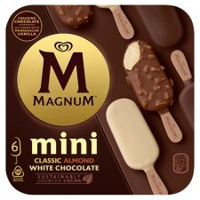 Magnum Mini Classic Almond White Chocolate 6 x 55ml