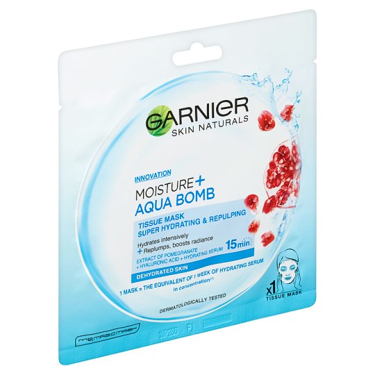 Garnier Skin Naturals Superhydratační vyplňující textilní maska Moisture + Aqua Bomb 32g