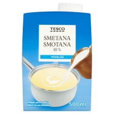 Tesco Cream 10% Durable 500ml