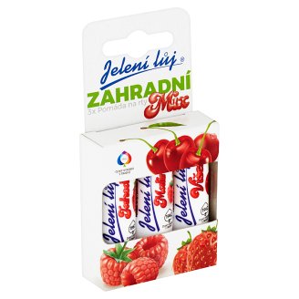 Jelení lůj Zahradní mix pomáda na rty 3 ks
