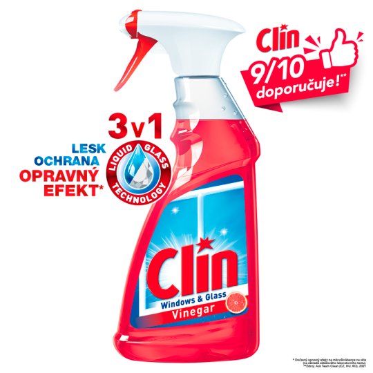 Clin Vinegar čistič oken 500ml